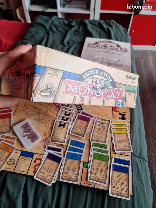 Monopoly Spécial Lyon - Édition Locale - Complet - Jeu De Société Occasion