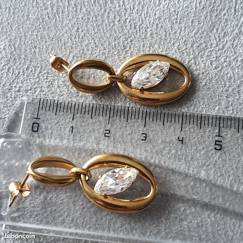 Boucles d’oreilles inox (image 5)