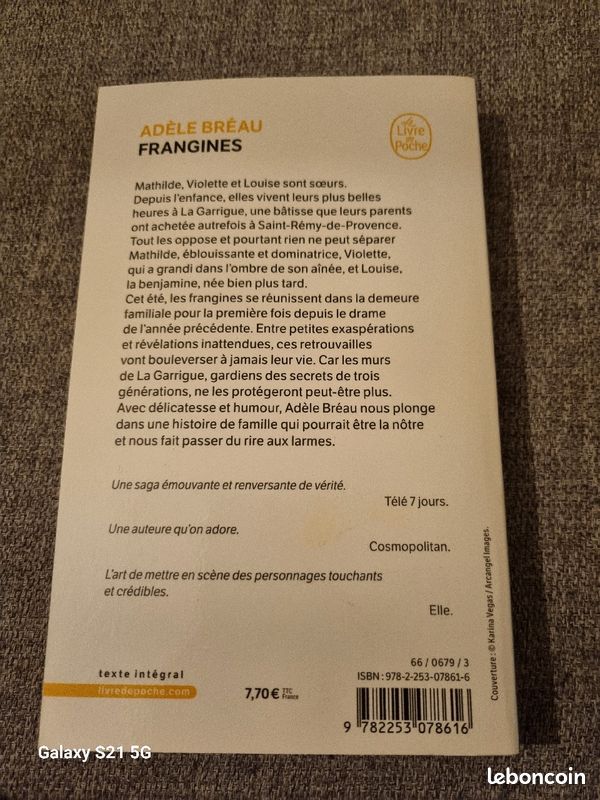 Livre de poche les Frangines (image 2)