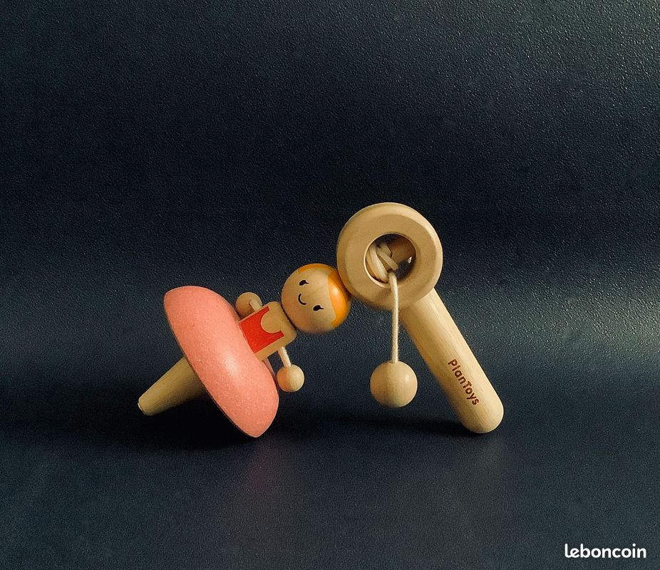 PlanToys - Toupie Princesse Rose - Comme NEUF (image 3)