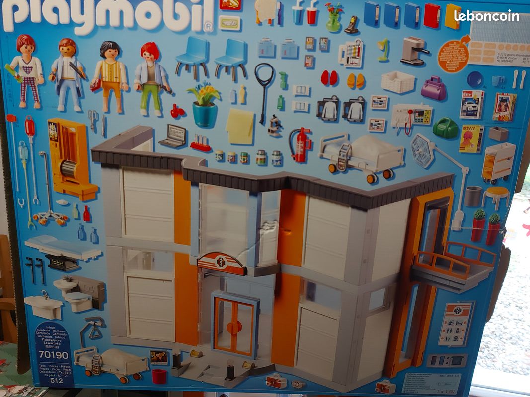 🛒 Playmobil 70190 Hôpital aménagé City Life Jeux Jouets