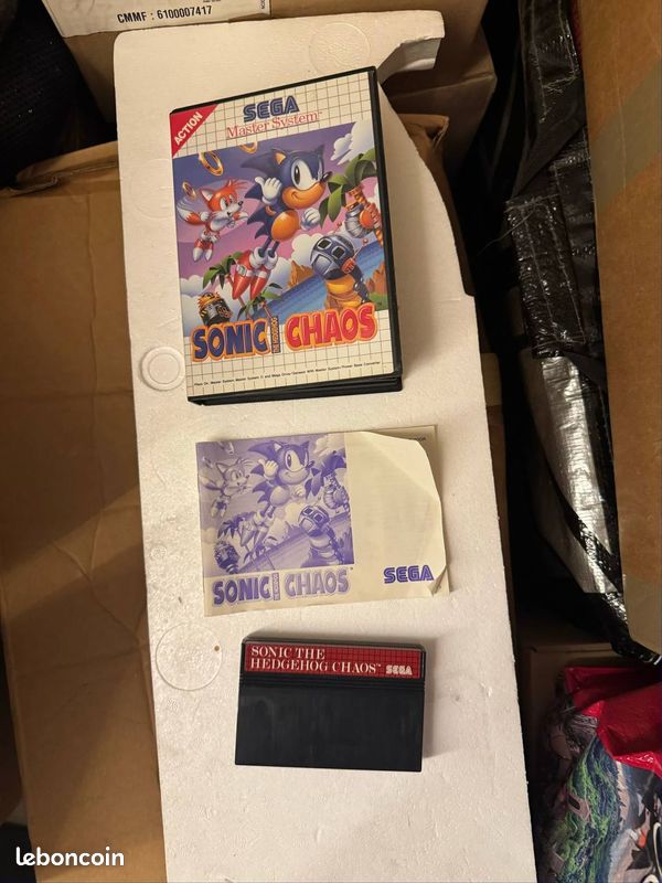 Jeu SEGA Master System - Sonic The Hedgehog Chaos - Version PAL - Très Bon état