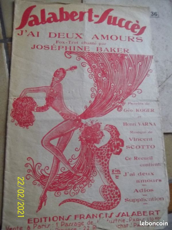 Partitions et paroles de 3 chansons du début des années 30 (image 1)