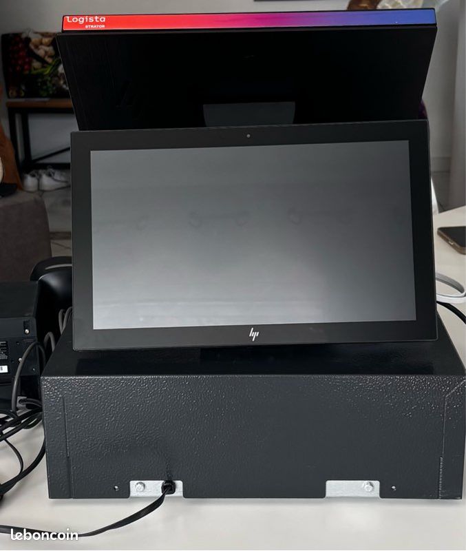 Pack caisse enregistreuse tactile HP Logista Strator + Scanner + Imprimante + Tiroir (image 2)