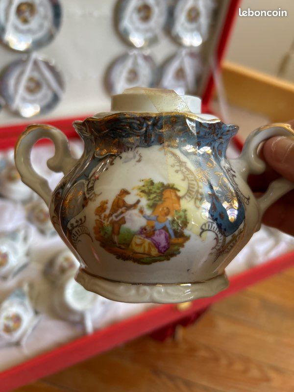 Service à café porcelaine ancienne (image 5)