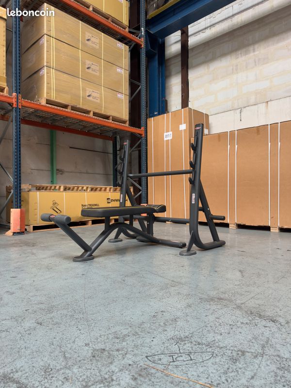 Olympic Flat Bench 1FE203 Fit Evo Panatta occasion machine musculation libre Olympic Flat Bench banc développé couché olympique plat droit chest press presse pectoraux professionnel (image 1)