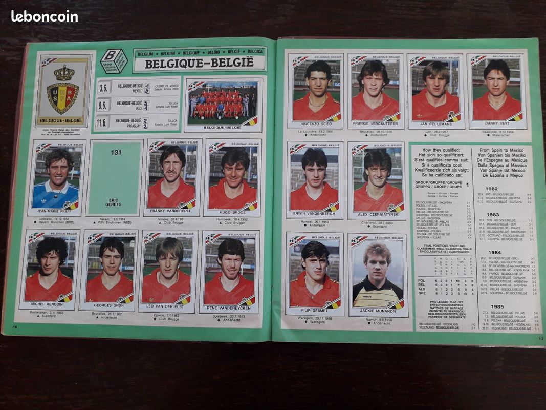 Album Panini Football Coupe Du Monde Mexique 1986 - Incomplet (collection Vintage)