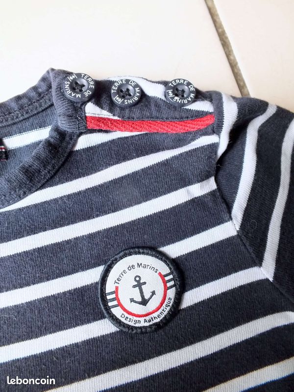 T-shirt Manches Longues Rayé Gymboree Pour Garçon - Taille XS (4 Ans) - 100% Coton - Neuf Avec étiquettes