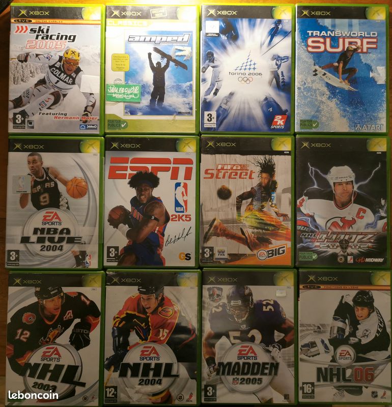 ÉCHANGE] Jeux XBOX 1ère génératon