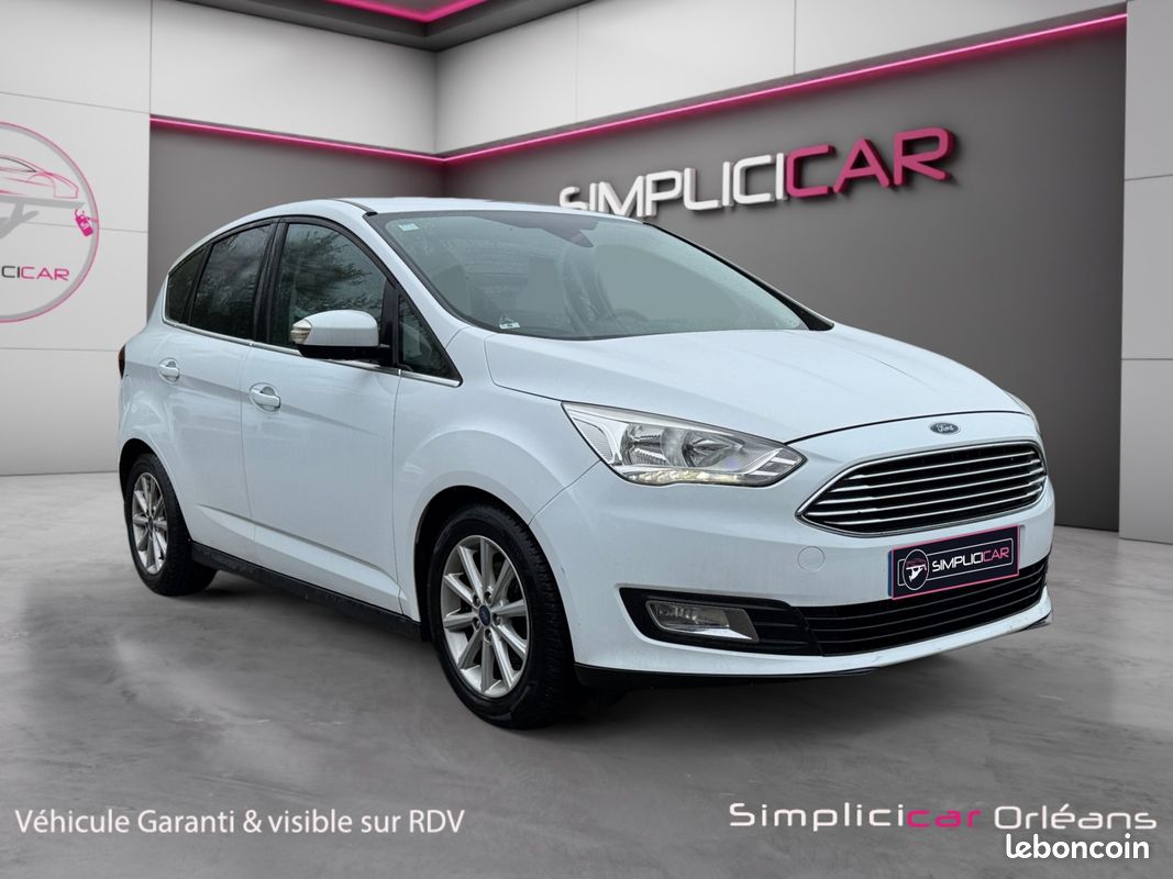 FORD C-MAX II 1.0 EcoBoost 125ch Stop&Start Titanium Régulateur Radar AR Bluetooth Garantie 12 mois (image 1)