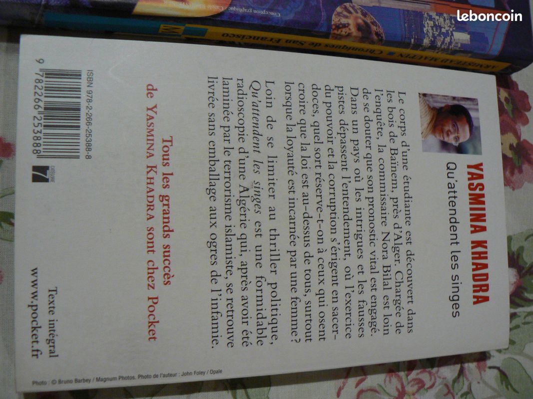 Lot de 2 livres : " Chroniques de SAN FRANCISCO " et " Qu'attendent les singes (image 2)