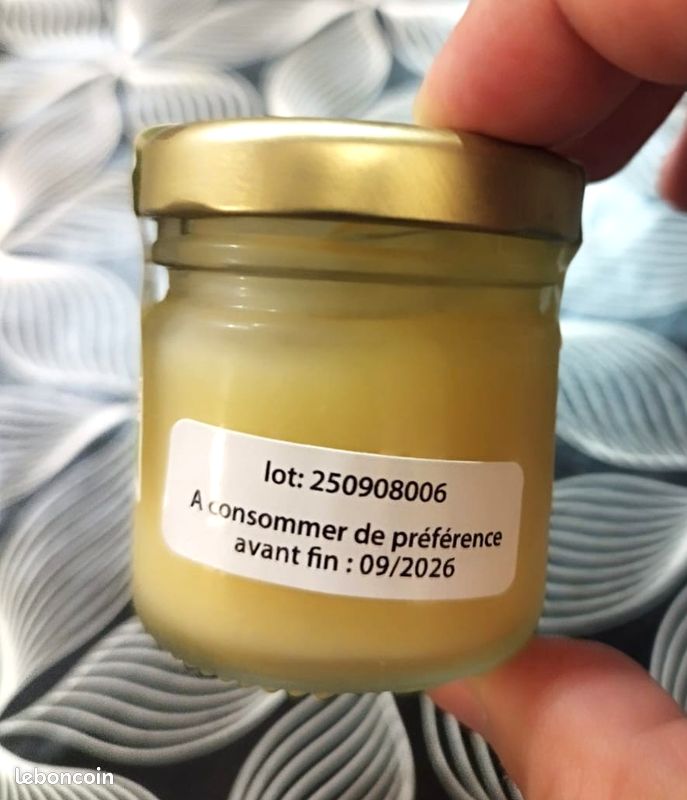 Gelée Royale Bio Pure - Pot De 30g, 100% Naturelle, Marque Honeys And Oils