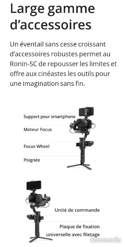 Stabilisateur DJI Ronin-SC (image 4)