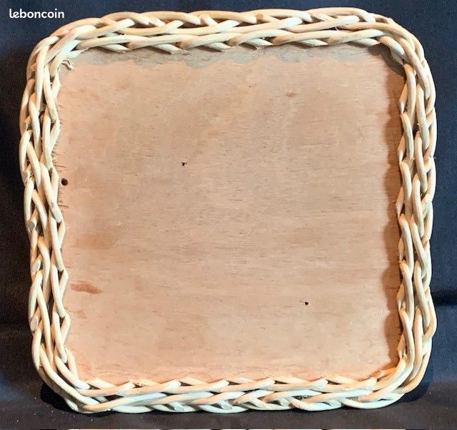 Dessous de Plat Ancien - Déco Rotin