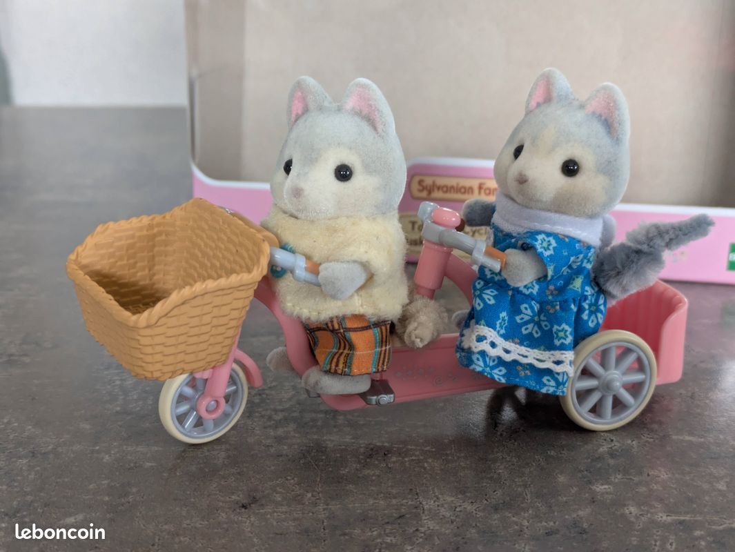 Sylvanian families - 5637 - Les frères et soeurs husky et leur tandem (image 2)