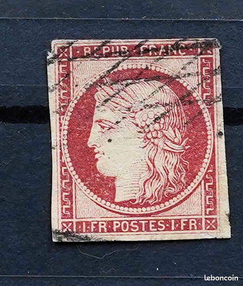 Valeur des timbres type « Céres » – INFO COLLECTION