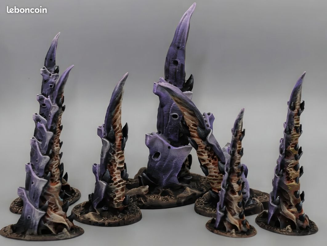 Terrain Xénoplanète - Décor Warhammer 40K 28mm (image 1)