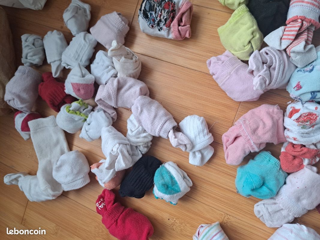 Lot chaussettes enfant toutes tailles (image 5)