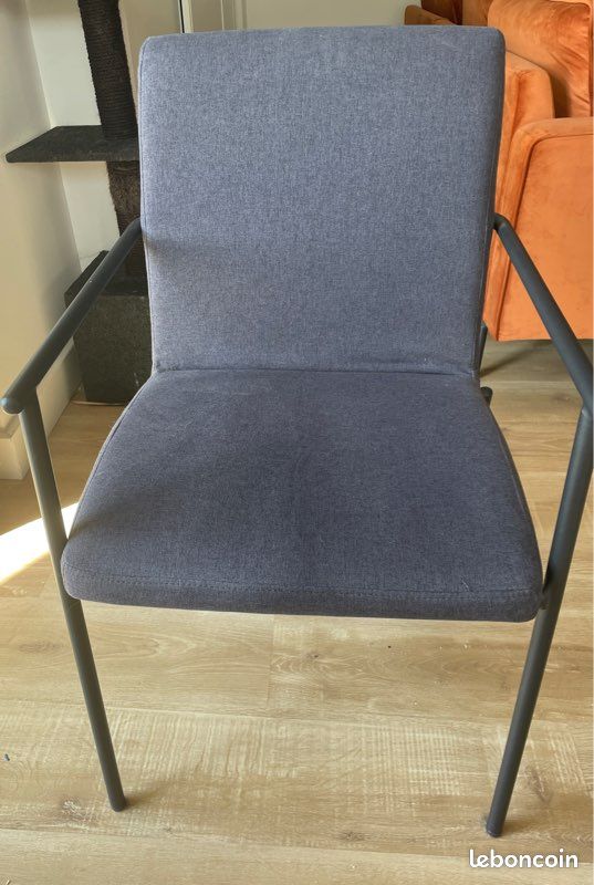 Lot de 4 chaises de salle à manger avec accoudoirs (image 3)