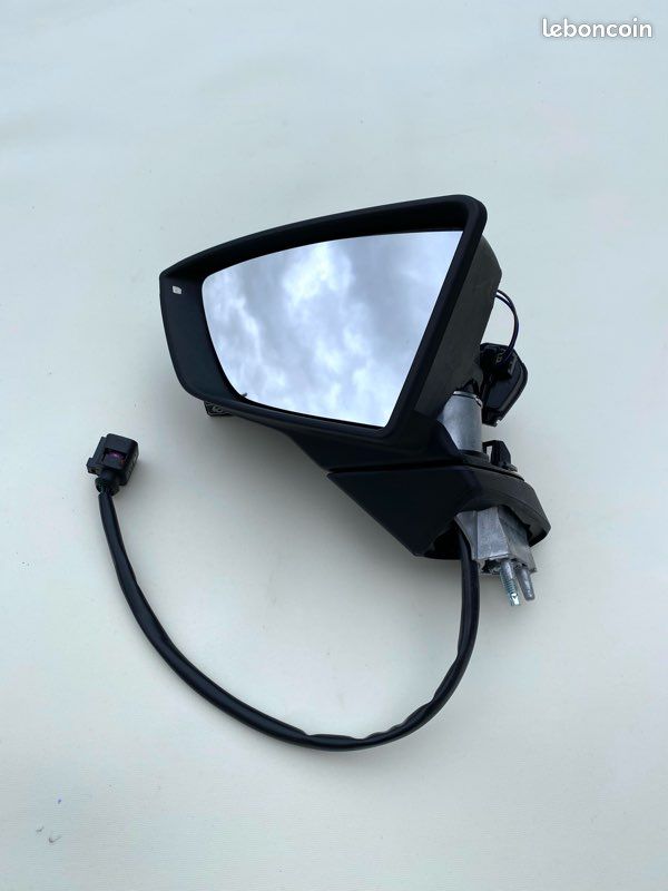 Repiauto - Coque De Rétroviseur Droite Noire Compatible Seat Leon 3 2013-2020
