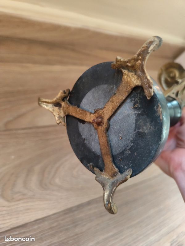 Candélabre Nœud En Métal Forgé à La Main - Vintage, Taille Moyenne, UK
