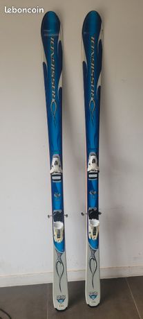 Ski Télémark Rossignol Bandit B2 + Fixations N75 - Longueur 141-150 Cm - Occasion Pour Homme