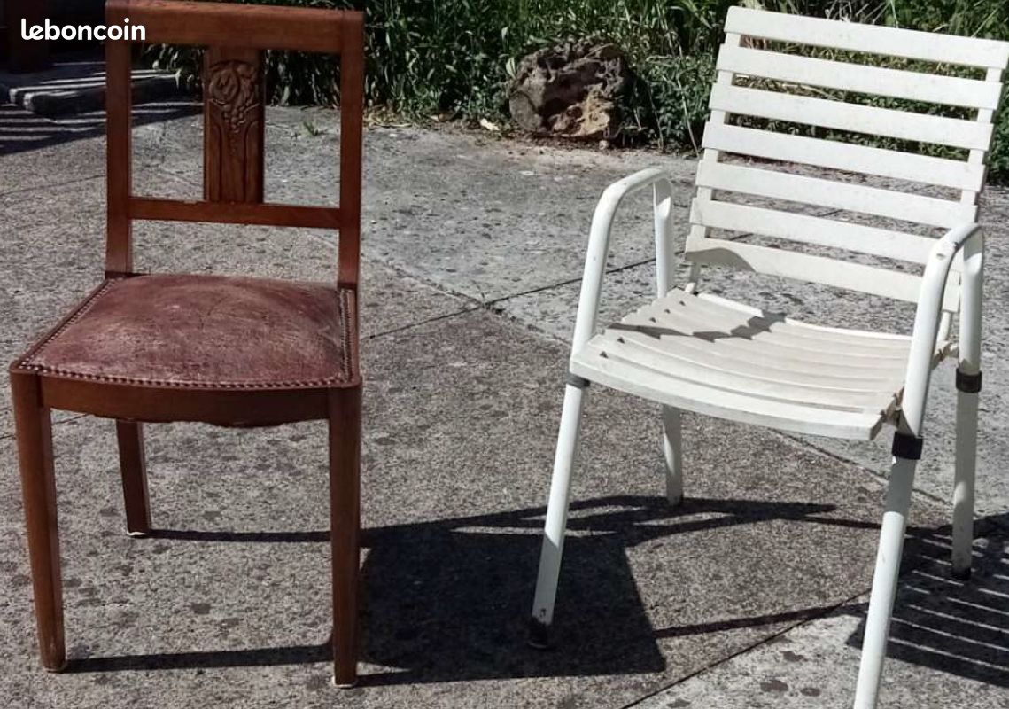 8 chaises de salle à manger et 4 chaises salon de jardin (image 1)