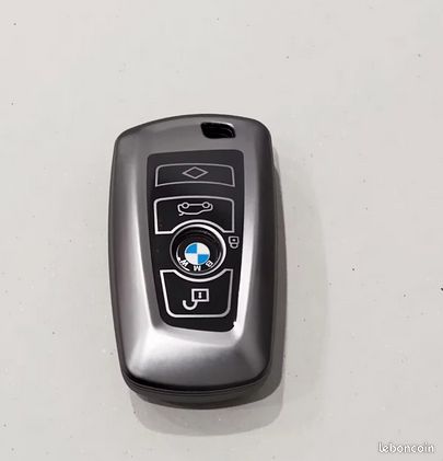 Coque de clefs gris métal anthracite BMW neuf (image 1)