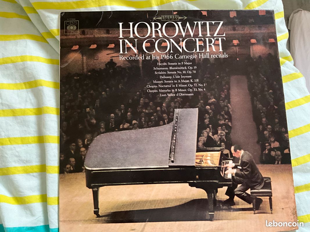 Vinyle Horowitz En concert au Carnegie Hall (image 1)