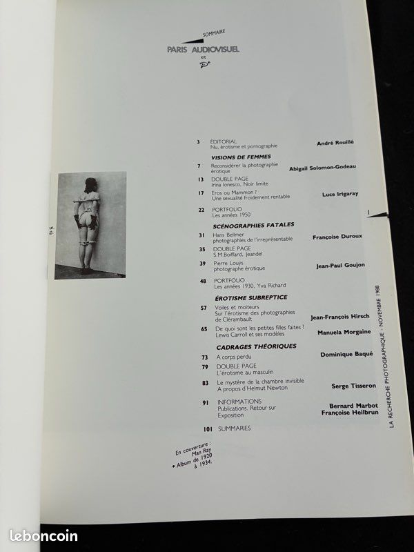 La recherche photographique N.5 (1998) - L’érotisme - (image 2)