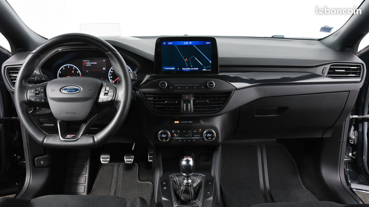 Ford FOCUS ST 280 PACK PERFORMANCE GPS CARPLAY KEYLES HUD CAMERA HIFI B&O ACC ALCANTARA/CUIR FULL LED (image 5)