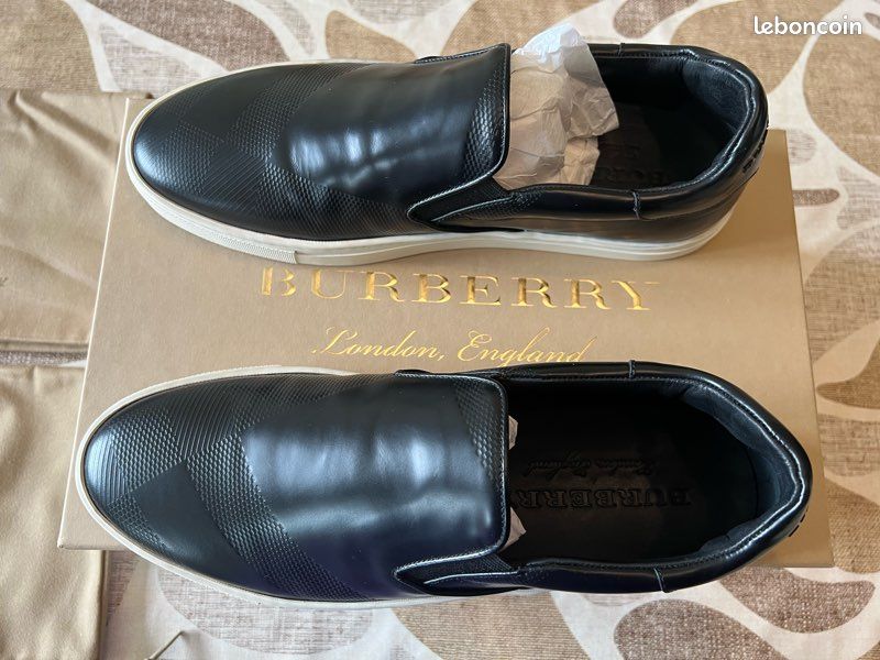 Chaussures homme Burberry pointure 41 neuves et authentiques avec les étuis de protection (image 5)