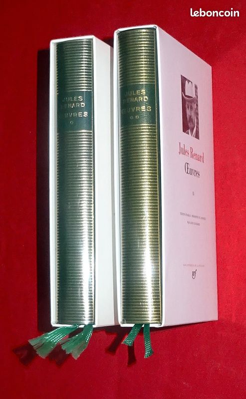 Jules RENARD Œuvres, 2 Volumes, Bibliothèque de La Pléiade, 1995 et 2010 (image 2)