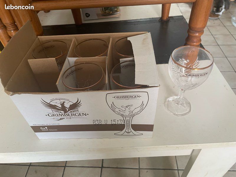 Lot 6 verres Grimbergen 150 ml - Arts de la table