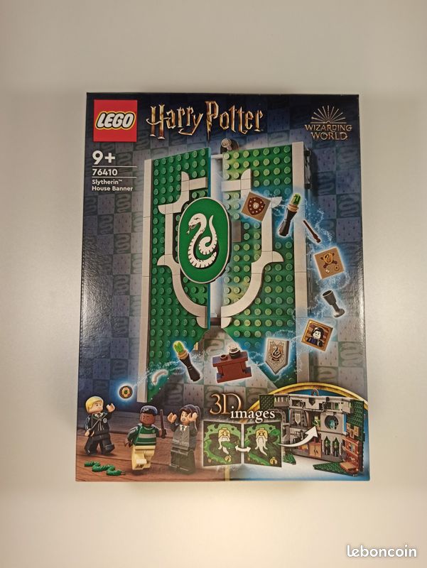 Lot blasons lego harry potter 76409 76410 76411 76412 neufs et