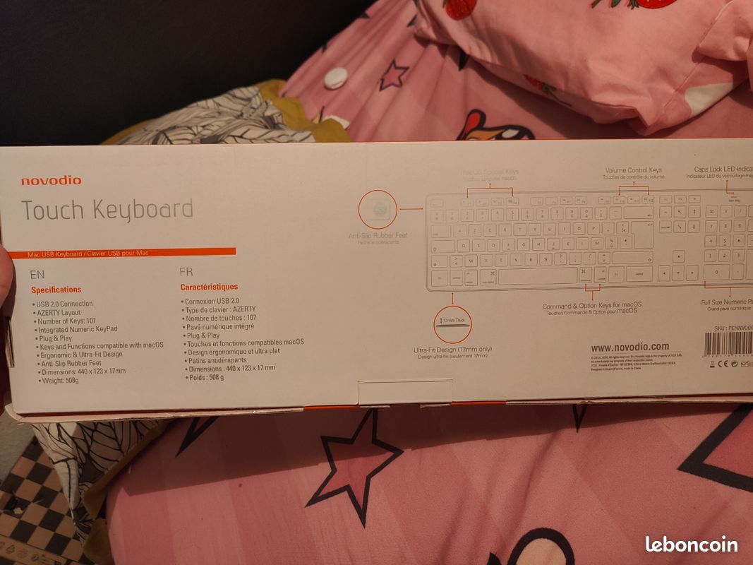 Clavier mac AZERTY novodio (image 3)