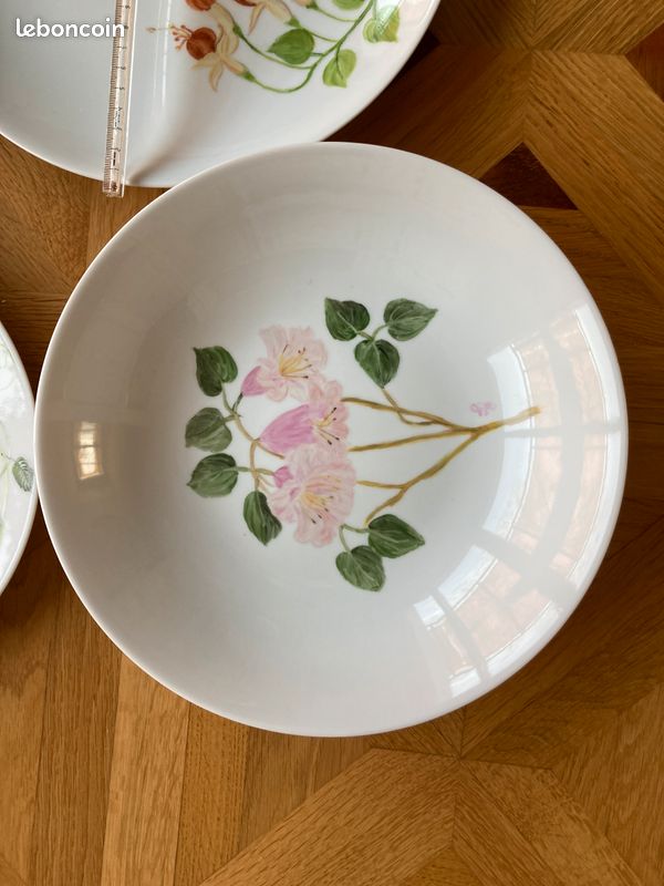 Ensemble 5 Plats Service Décor floral (image 4)
