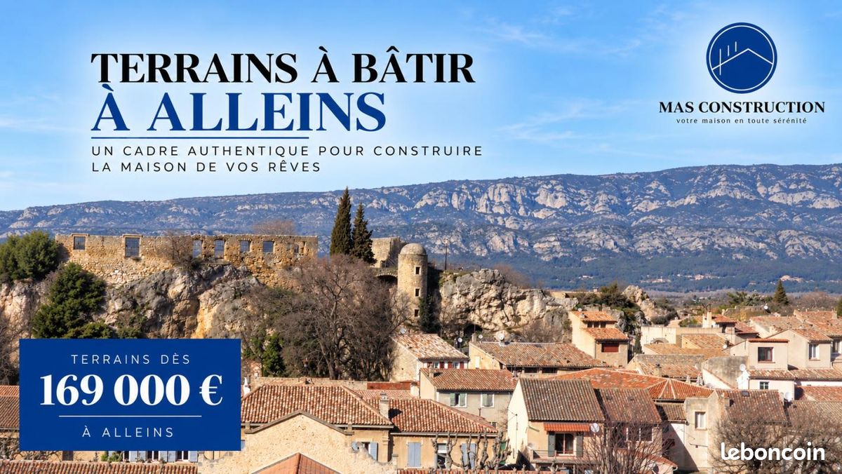 Terrain 400 m² · à Alleins · 169 000 €