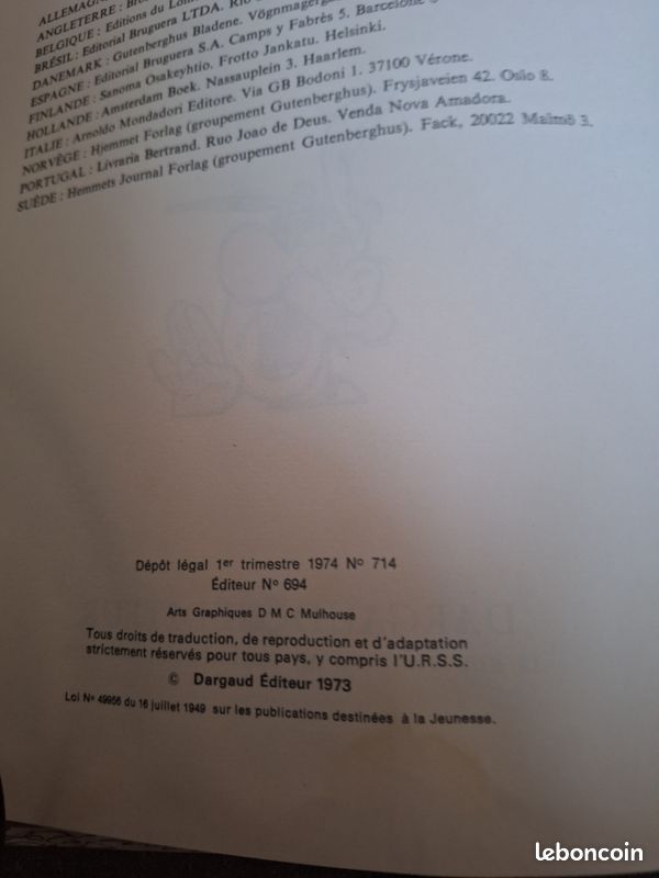 Vends ASTERIX en Corse EO 15 euros (cote BDM 80 euros) (image 3)
