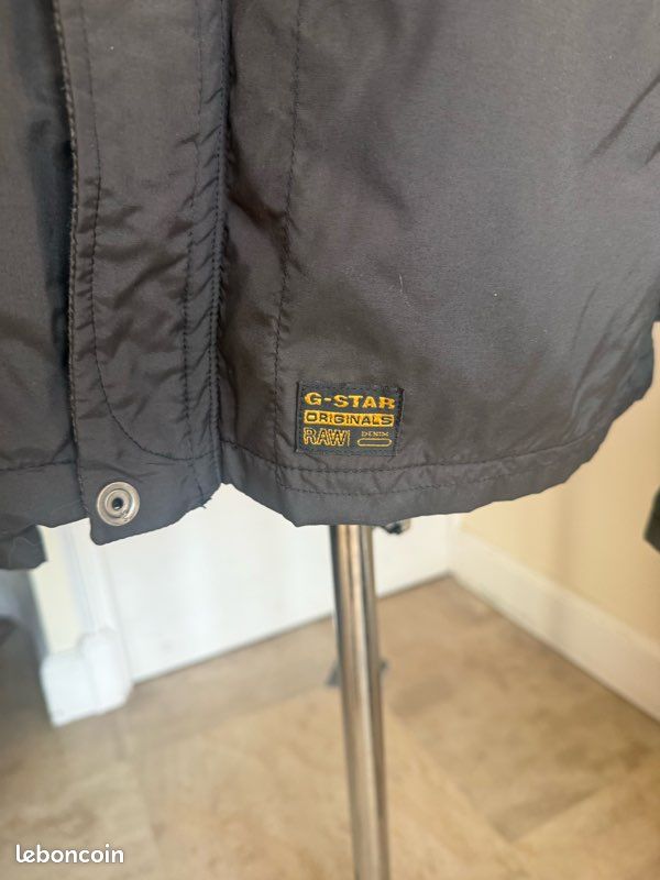 Parka noire homme G-Star Raw Denim (image 8)