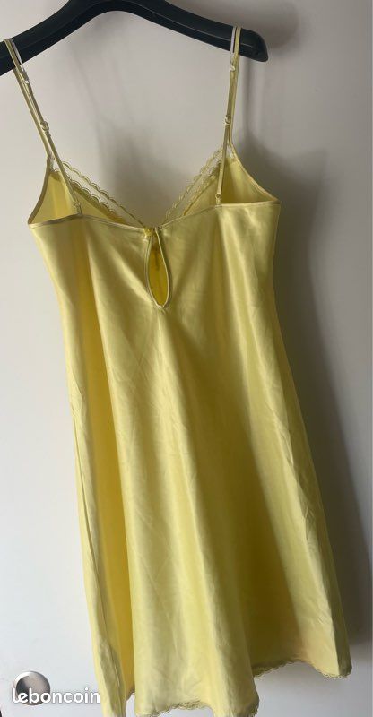 Nuisette Satin Nuisette Jaune Moutarde Nuisette Darjeeling Vêtements