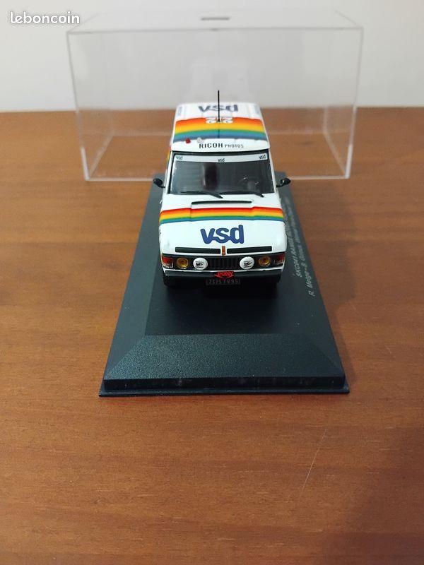 Miniature Range Rover Paris Dakar 1986 - 1/43, Résine Jaune - Rallye Raid