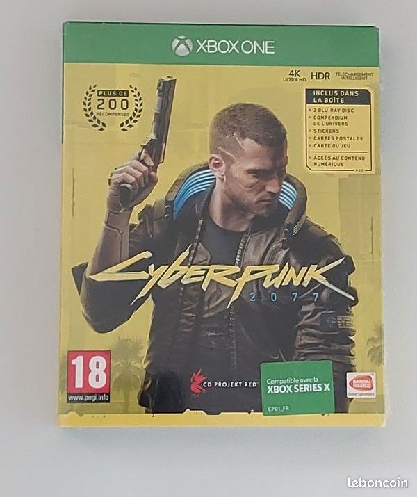 Jeu NEUF cyberpunk 2077 édition Day one avec bonus XBOX (image 1)