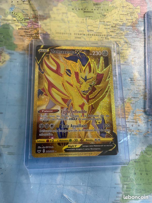 pokemon card zamazenta v gold Amazon.com: Pokemon - Zamazenta V 212/202 - Gold Full Art - Secret Rare main image 0
