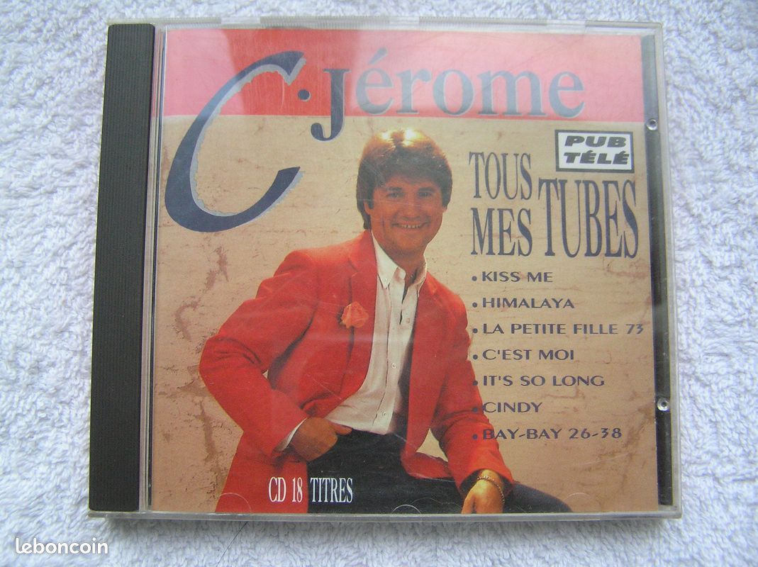 CD original Tous mes tubes par C. Jérome, édition Disc'AZ 1992 (image 1)