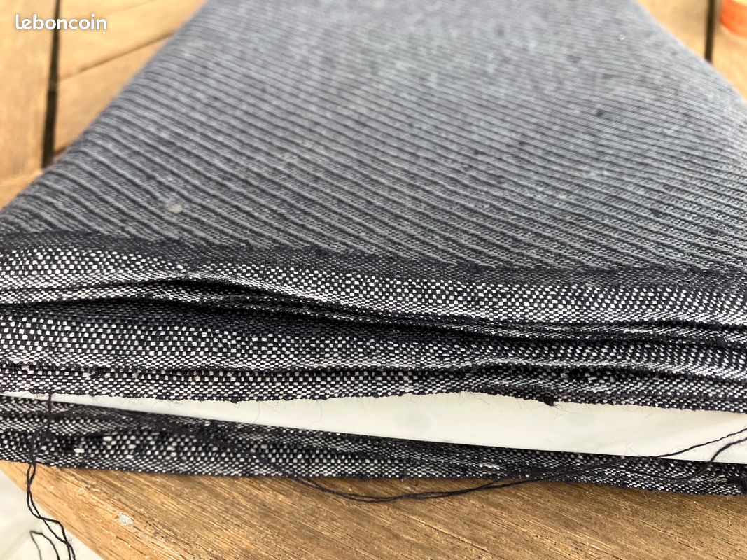 Coupon Tissu Lin Lavé 100% Naturel - Idéal Couture DIY Chemises Et Linge De Maison