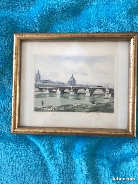 Tableau le pont de la Guillotière Lyon (image 1)