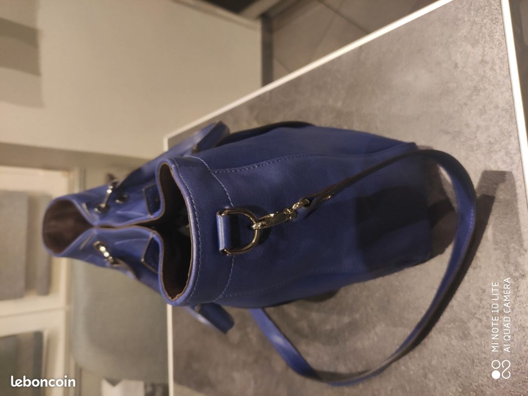 Sac à main Longchamp bleu (image 5)