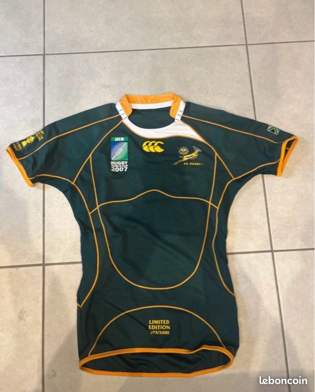 Maillot Afrique du Sud Rugby South Africa World Cup 2007 vintage jersey