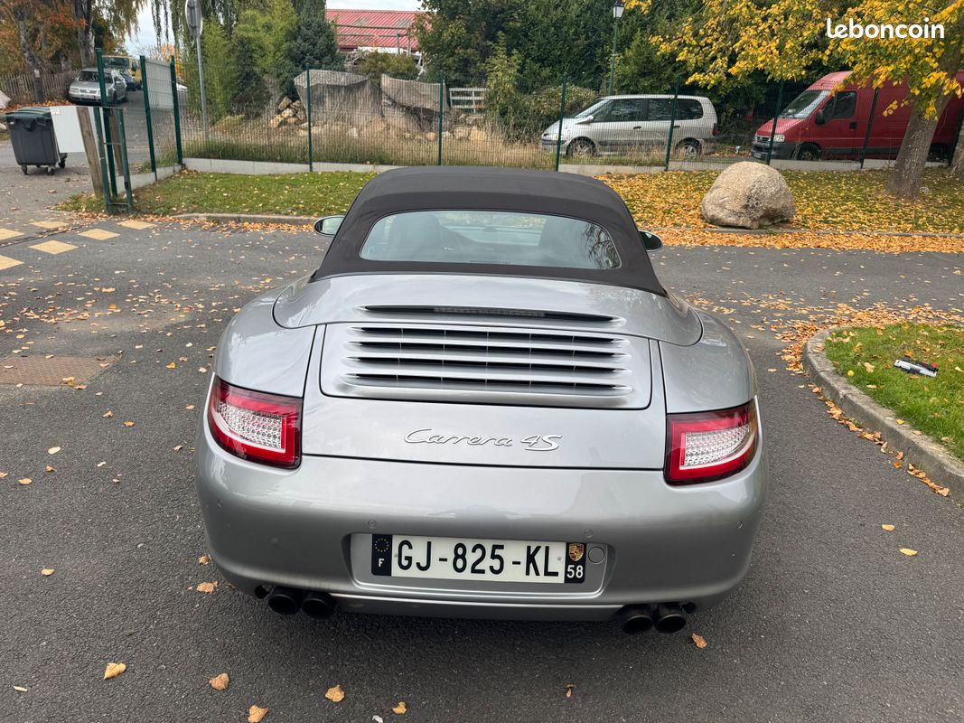 Porsche 911 (997) cabriolet 3.8 355 carrera 4s echappement sport reprise possible 990 euros/mois sans apport (image 7)